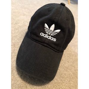 Lightly worn Adidas black baseball hat